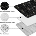 thumbnail image 5 of Black Gothic Sun Moon Star Pattern Bathroom Rugs Sets 3 Piece,Toilet Cover Set,Absorbent Non Slip Bathroom Mats Sets with U-Shaped Contour Rug Toilet Rug Set, 5 of 5