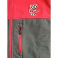 thumbnail image 6 of Wisconsin Badgers Yukon II Mens Charcoal Full Zip Jacket - Colosseum:S, 6 of 11