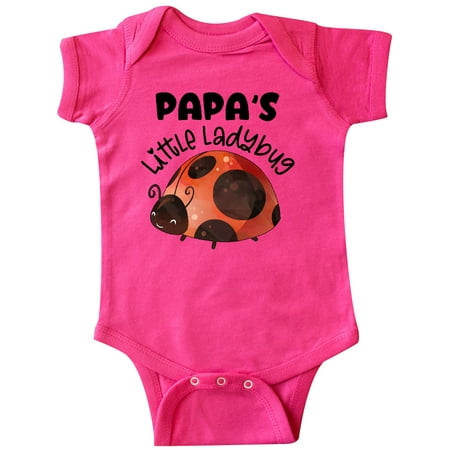 

Inktastic Papa s Little Ladybug Gift Baby Boy or Baby Girl Bodysuit