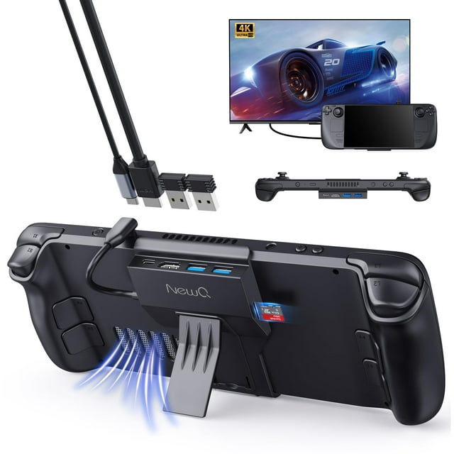 Tarjeta Steam Deck Dock NewQ 5 en 1 USB-C HDMI 4K @60Hz TF