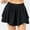 Black#1255, variant on Wowcloth Women's Fake Two-piece Running Casual Summer Sports Exercise Cycling Shorts Gym Yoga Tennis Skirt with Pocket