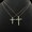 1.1 carat gold—Moissanite, variant on Moissanite Cross Necklace S925 Sterling Silver, VVS D-Color Hip Hop Cross Pendant Chain, Trendy Unisex Jewelry Gift for Men Women