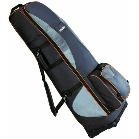 - Golf Travel Cover Bag with Wheels by Paragon Advocate X Black/Silver