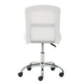 thumbnail image 2 of Mainstays Mid-Back, Vinyl Mesh Task Office Chair, White, 2 of 7