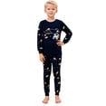 thumbnail image 4 of LIIPEE Cartoon Graphic Pajamas For Boys Long Sleeve Tees And Pants Pajama Set 2 Piece Kids Autumn Comfortable Cute Everyday Sleepwear,12-13 Years, 4 of 9