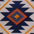 thumbnail image 6 of Harlow Hill 20" x 20" Navy/Rust Geometric Cotton Adult Decorative Throw Pillow Cover, 6 of 7