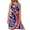 Wine dresses for women 2023, variant on Wycnly Dresses for Women Fashion High Waist Pleated Swing Independence Day Patriotic Tank Dresses Crewneck Sleeveless Star Striped Print Summer Mini Formal Dress Dark Blue s