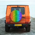 thumbnail image 6 of Susaid Glitter Rainbow Print Tire Covers,Waterproof Anti-UV Snow Sun Rain Tire Covers for RV,Truck, SUV, Trailer, Camper-14 inch, 6 of 6