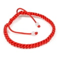 thumbnail image 4 of Red string bracelet , Kabbalah bracelet, woven braided adjustable bracelet - men women st030, 4 of 4