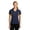 Blue, variant on Sport-Tek LST655 Womens Side Blocked Micropique Sport-Wick Polo Collared Shirt