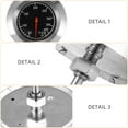 thumbnail image 3 of OULII heat indicator BBQ Oven Thermometer Glass Temperature Monitoring for Outdoor Enthusiasts 1Set, 3 of 6
