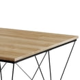 thumbnail image 6 of Castle Place Minimalist 3 Piece Coffee Table Set, Light Oak, 6 of 13