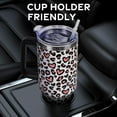 thumbnail image 6 of Valentine''s Gift for Her: 40 oz Pink Leopard Hearts Tumbler with Handle & Straw Lid - Vacuum Insulated, Leak Proof Stainless Steel Coffee Mug Cup, 6 of 6