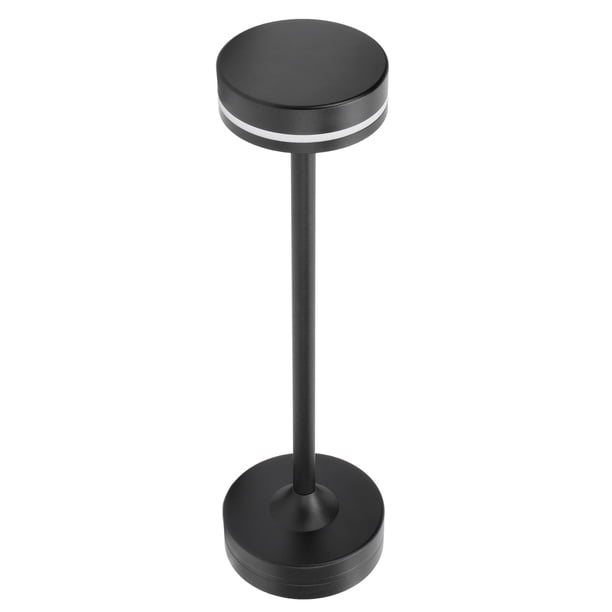 Luz Nocturna Para Mesita De Noche, Lámpara De Mesita De Noche Con Revestimiento Mate, Aluminio, Hierro, Acrílico, Inalámbrico, Regulable, Para Restaurante