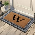 thumbnail image 6 of A1HC First Impression Rubber and Coir Albena 24" X 36" Bronze Finished Heavy Duty Monogrammed Doormat, 6 of 8