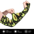 thumbnail image 3 of Uemuo Avocado Toast Printed Arm Sleeves, Cooling UV Sun Protection Sports Compression for Men/Women, 3 of 8
