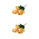 thumbnail image 2 of Flores artificiales Naiovety 3 unids/set bellamente elaboradas decoraciones interior exterior color naranja, 2 of 6