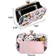 thumbnail image 4 of Nvzi Selighting Colorful Floral Clutch Evening Bags for Women Formal Beaded Bridal Wedding Purse Prom Cocktail Party Handbags, 4 of 4