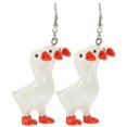 thumbnail image 4 of a polished product title and description for your **Dainty Female Dangle Earrings**:\n\n \n\n### **Product Title:**\n**Dainty Three Goose Animal Dangle, 4 of 5