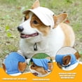 thumbnail image 4 of Dog Sun Hat with Ear Holes | Pet Baseball Cap Visor for Sun Protection | Breathable Outdoor Summer Bonnet for Small Medium Large Dogs | Adjustable Chin Strap for Beach Walks Travel, 4 of 4