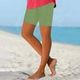 thumbnail image 3 of Kaemgyyd Women Pajama Shorts Breathable High Waisted Slim Sleep Shorts Trendy Hollow out Summer Shorts for Yoga Running, 3 of 6