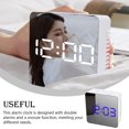 thumbnail image 4 of Bearachild Despertador con pantalla digital de , reloj despertador para sala de estar de Hotel, detección de luz automática ajustable, alarmas Electrodomésticos Luz azul tipo 1, 4 of 6