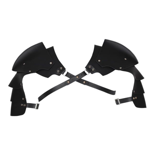 Guardurnaity Capa de arnés de pecho para adultos para fiesta de disfraces Halloween negro Type2 NO2