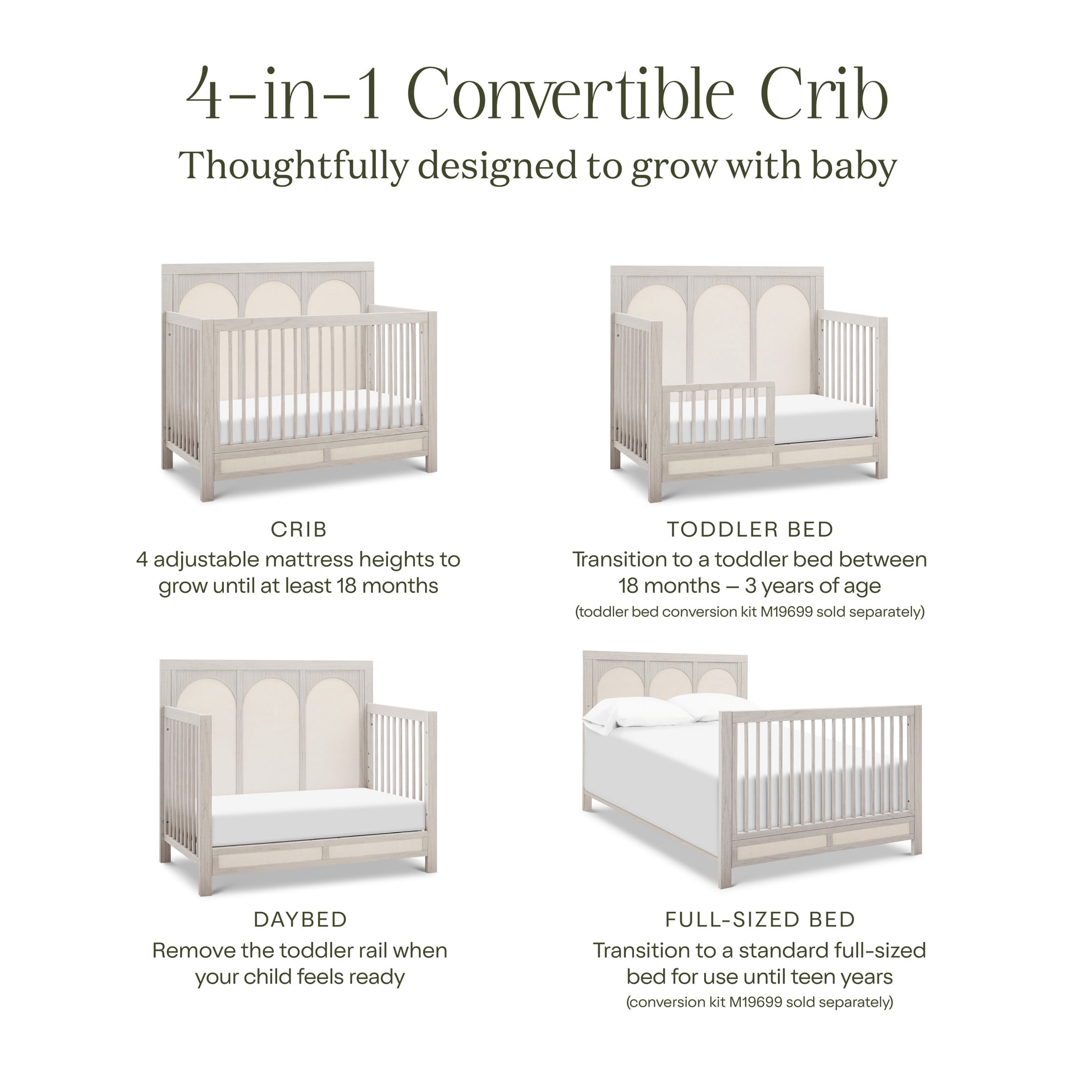 Namesake Eloise 4-in-1 Convertible Crib