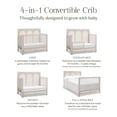 thumbnail image 6 of Namesake Eloise 4-in-1 Convertible Crib, 6 of 7