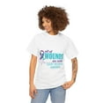 thumbnail image 4 of Wound Teal&Purple Ribbon Suicide Prevention Awareness T-Shirt ID-0628-DJ0L, 4 of 7