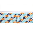 thumbnail image 2 of Bacati - Liam Aztec Kilim Aqua/Orange/Navy Tailored with 100% Cotton Percale 13 inch drop Crib/Toddler Bed Skirt, 2 of 4