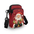 thumbnail image 3 of HELLHERO Santa Claus Gift Design Women Crossbody Bag for Women Double-layer Sling Bag Polyester Lightweight, 3 of 7