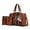 Cognac, variant on Addison Snake Embossed Vegan Leather Womens Tote Bag with matching Wristlet - 2 pieces by Mia K