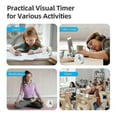 thumbnail image 4 of 60 Minutes Visual Timer with Night Light, Countdown Timer, Pomodoro Timer with Rainbow Pattern, Suitable for Kids and Adults, 4 of 5