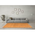 thumbnail image 3 of Ahgly Company Indoor Rectangle Abstract Orange Modern Area Rugs, 3' x 5', 3 of 4