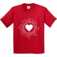 thumbnail image 3 of Inktastic Heart Valentine Day Girls Youth T-Shirt, 3 of 5