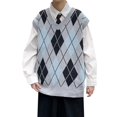 thumbnail image 1 of Gilet Tricoté Japonais Mode Sans Manches pour Femmes Vêtements de Printemps Automne Décontracté, 1 of 8