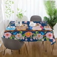 thumbnail image 6 of Coolnut Owls Sitting on Branch Rectangle Tablecloth Waterproof Table Clothative Stain Resistant & Wrinkle Resistant Washable Table Cover for Dining Table/Party/Camping 60x90 Inch Decor Gift, 6 of 7