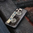 thumbnail image 4 of WIRESTER Shockproof Soft Rubber Cover Case for Apple iPhone 16 Pro Max 6.9" 2024, Retro Clear Cassette Tape Hip Hop, 4 of 5