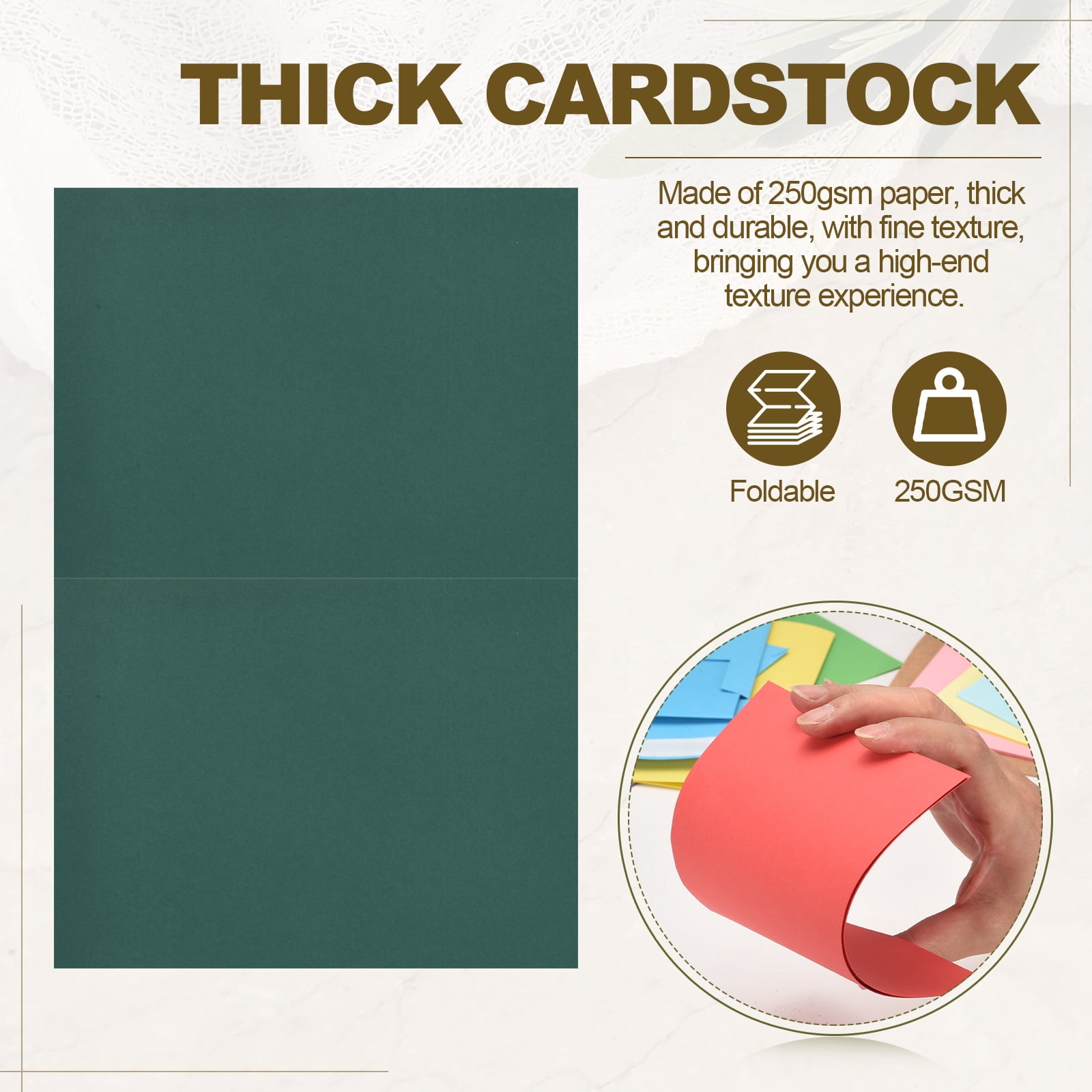 Uxcell 50 Pack Dark Green 5x7 Envelopes with Cards, V Flap A7 Envelopes with Gold Stickers for Greeting Cards and Invitations