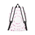 thumbnail image 3 of Daiia Breast Cancer Awareness (4) Vintage Canvas Backpack for Men and Women ,Hiking Backpack,Travel Laptop Bag for School,Large Capacity Backpack, 3 of 8