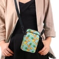 thumbnail image 4 of HELLHERO Pineapple Pattern Unique Birthday Gift Double-layer Shoulder Bags Vintage for Travel Daily Use, 4 of 7