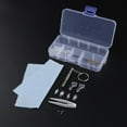 thumbnail image 2 of Kit de almohadillas nasales de silicona suave para gafas, de herramientas de reparación de gafas de tela con tuerca de tornillo Hugo Kits de reparación de anteojos, 2 of 6