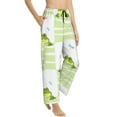 thumbnail image 2 of Xecao Frogs and Dragonflies Women's Straight Lounge Pajama Pants: The Epitome of Relaxed Sleepwear, 2 of 9