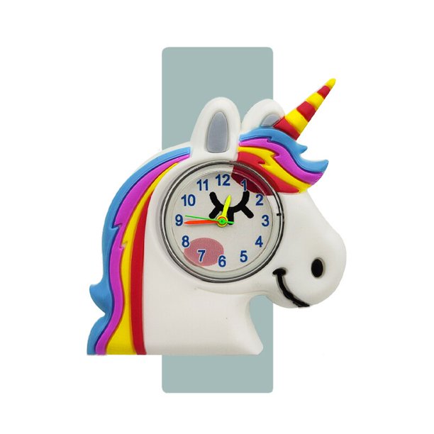 Panda de dibujos animados, reloj para niños, niñas, niños, juguete para bebés, ciervo 3d/pingüino/esfera de caballo, relojes de cuarzo para niños, regalos de navidad para niños Gao Jinjia LED