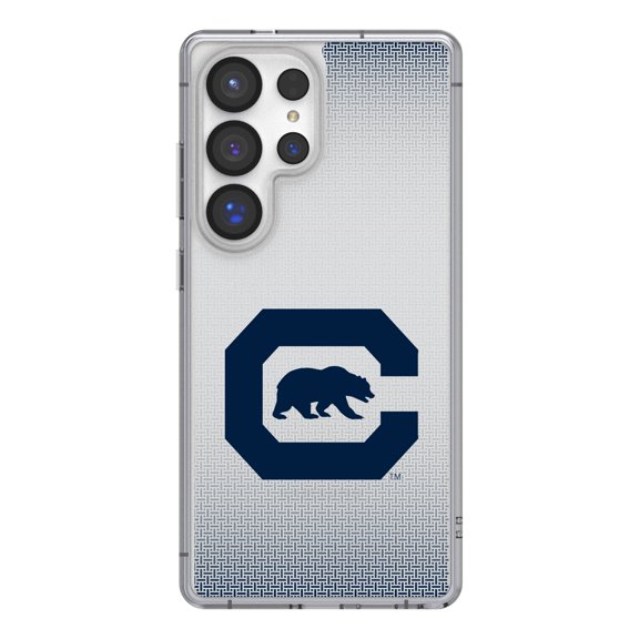 Cal Bears Linen Logo Galaxy Clear Case