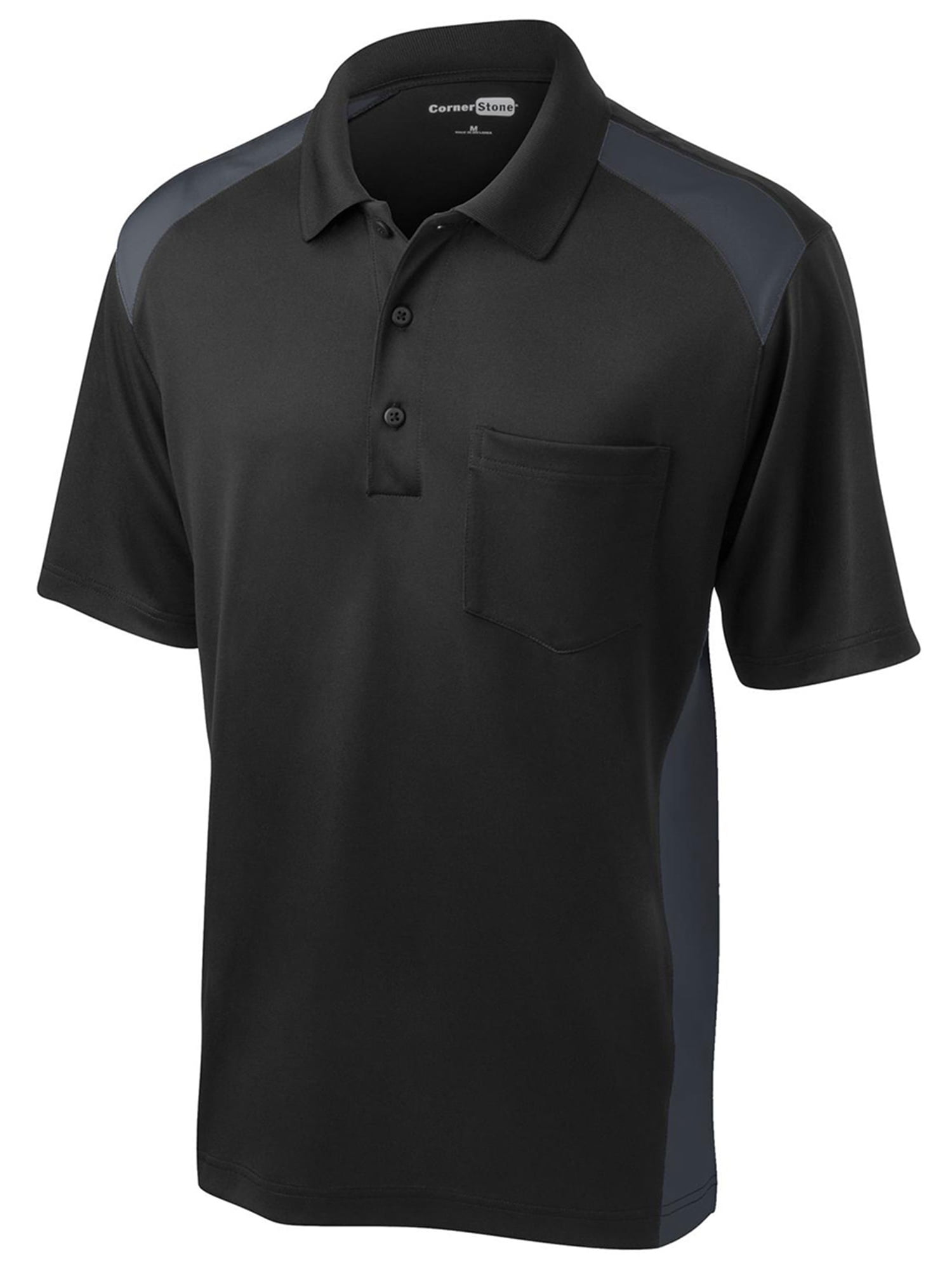 moisture wicking polo shirts with pocket