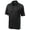Black/ Charcoal, variant on Men's Moisture Wicking Pocket Polo Shirt