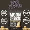 thumbnail image 5 of Moon Cheese Crisps, White Chedda Black Peppa, 10-Ounce 2-Pack, 100% Real Cheese, Protein, Keto, After-School or Lunch Snack, 5 of 5