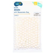 Hello Hobby 7.5mm White Pearl Beads for Unisex Kids, 325ct